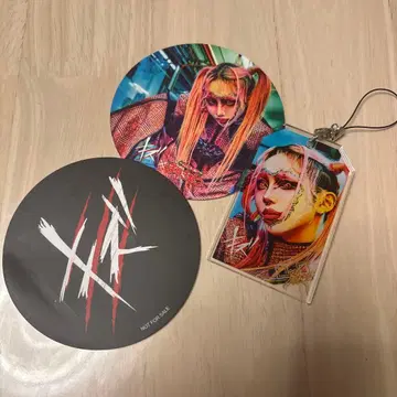 흠집 x 가라오케 마네키네코 콜라보 굿즈 흠집 쿄노스케 코스터