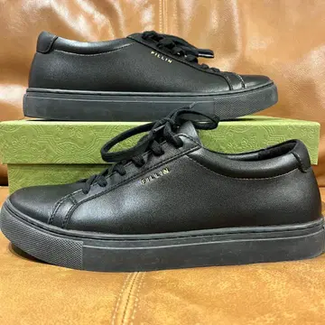 FILLIN TOKYO CLASSIC 26cm 블랙스 가죽 스니커즈