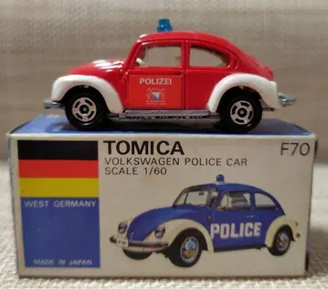 토미카 파란 상자 F70 폭스바겐 폴리스카 일본제 당시 물건