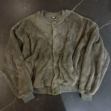 FREAK'S STORE 샤기 플리스 크루넥 가디건