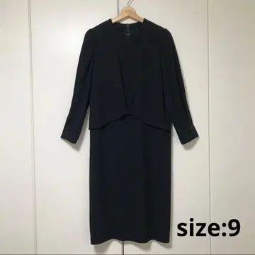 블랙 포멀 원피스 긴팔 9 예복 상복