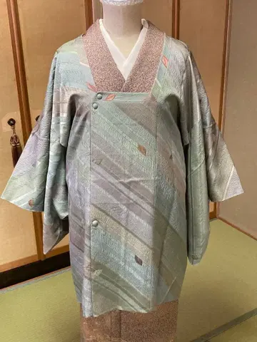 순수 실크 도행 코트