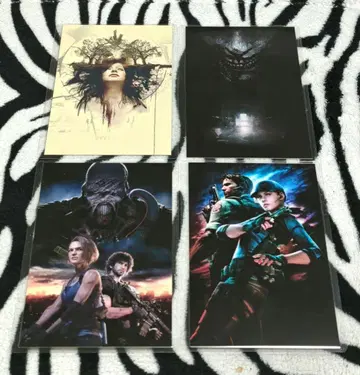 바이오하자드 25th 엽서 4종 세트 1 라미네이티드 낱개 판매