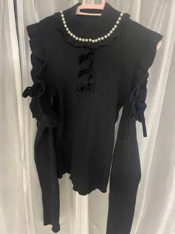 Ank Rouge 어깨 트임 니트