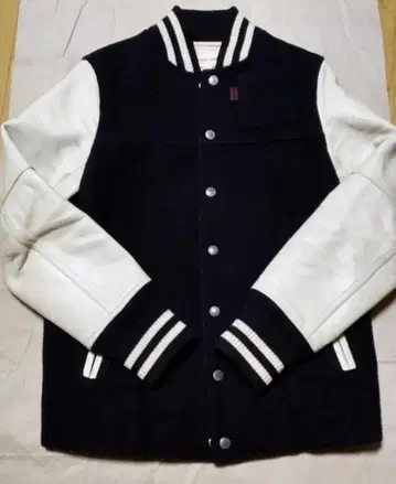 새상품급 한정판 ver. 바시티 자켓 롱 기장 내셔널 스탠다드 천연 가죽