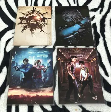 바이오하자드 25th 엽서 4종 세트2 라미네이티드 낱개 판매