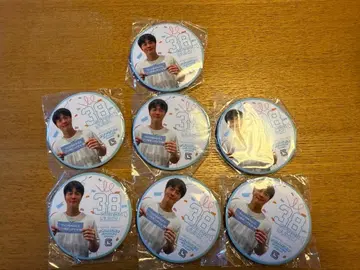 자이언츠 오카다 유키 선수 캔뱃지 7개 세트