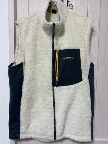 mont-bell L 사이즈 베스트 크림색/블랙
