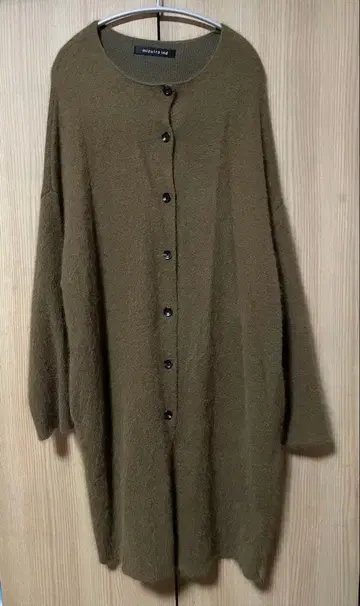 mizuiro ind 니트 롱 가디건