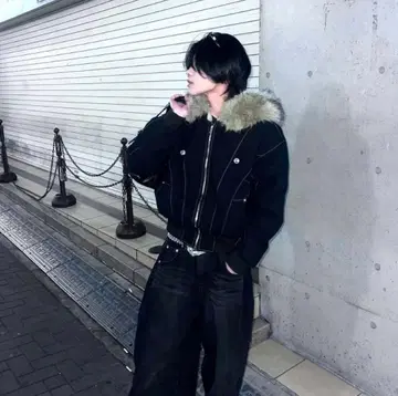 [ PCTOKYO ] 엣지 라인 보아 안감 자켓