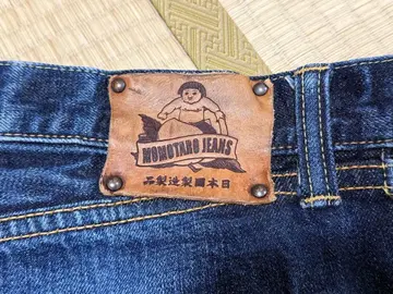 MOMOTARO JEANS W33 스트레이트 데님