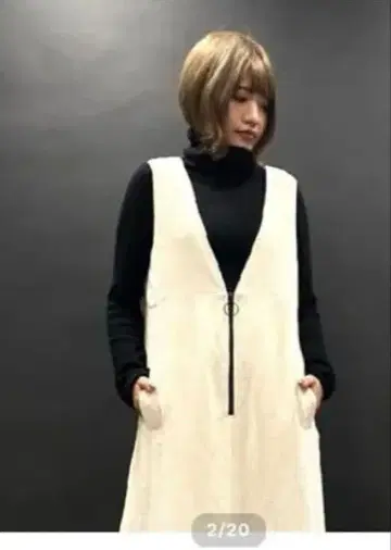 새상품 ayane 보틀넥 터틀 이너 니트