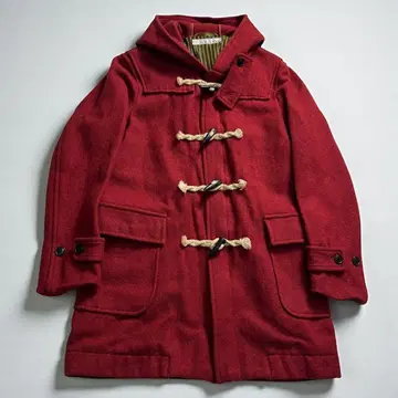 m's SALUTE 엠즈살루트 더플 코트 울 안감 스트라이프