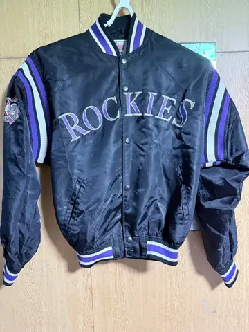 Starter 콜로라도 로키스 바시티 자켓 L