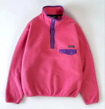 patagonia 플리스 M USA 90s 살몬 핑크 보라색