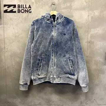 BILLABONG 인디고 벨로아 자켓 충전솜 후드 빌라봉