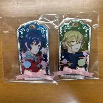 메이지 도쿄 연가 재수주 트레이딩 리본 타이 아크릴 플레이트 키체인