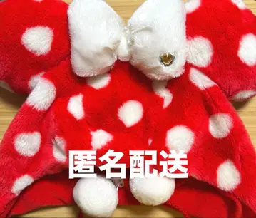 디즈니 미니 팬캡 빨간색 도트