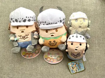 무기무기 오테다마 밀짚모자 일당 트라팔가 로 봉제 인형 4개 세트