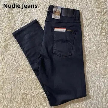 [ 새상품 ] 누디진 LEAN DEAN 데님 블랙 W30 L30