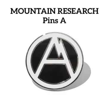 마운틴 리서치 A 마크 핀 배지 (미개봉 새상품)