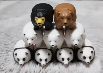 캡슐 토이 [곰 피라미드] 피규어 9개 세트