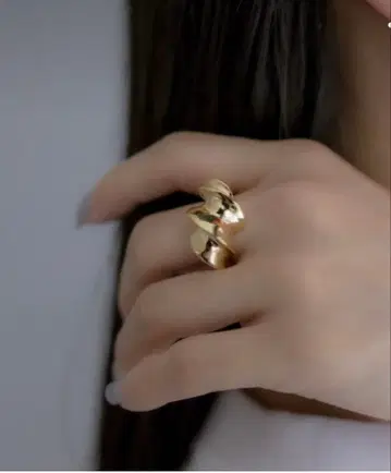 ear PAPILLONNER 이아 파피요네 스테인리스 트위스트 링