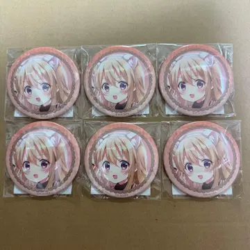 제비뽑기당 주문토끼 엘르 캔뱃지 6개