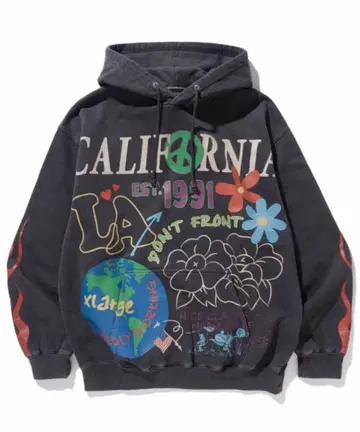 XLARGE PIGMENT DYED HOODIE SWEATSHIRT