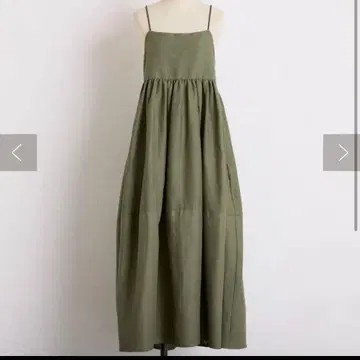 아다와스 린넨 벌룬 원피스