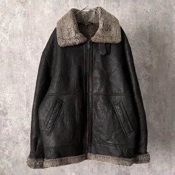 United B3 가죽 무스탕 자켓