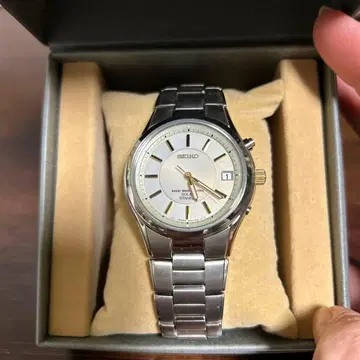 [새상품급] SEIKO SBTM199 솔라 전파 티타늄 손목시계