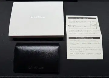 렉서스 명함지갑 블랙 오일 태닝 가죽