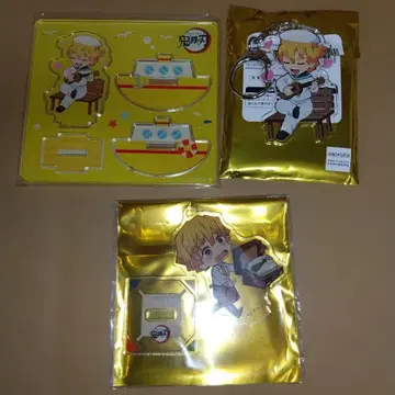 귀멸의 칼날 아가츠마 젠이츠 아크릴 스탠드 키링 라구나 텐보스 외