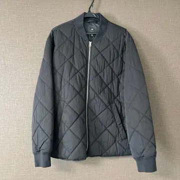 H&M 블랙 퀼팅 자켓