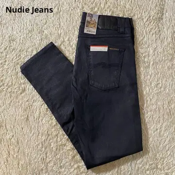 [ 새상품 ] 누디진 LEAN DEAN 데님 블랙 W30 L32