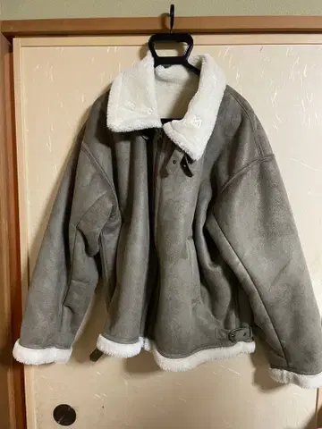 AZUL by moussy 베이지 무스탕 자켓 L