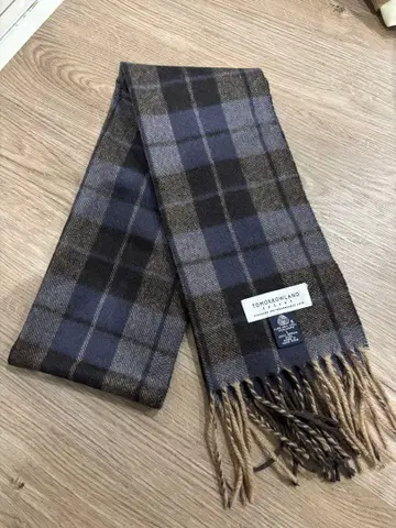 투모로우랜드 머플러 울 체크 머플러