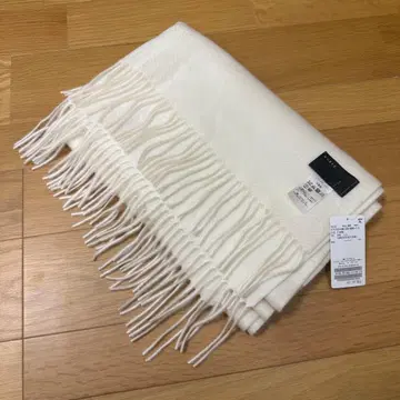 1/2 삭제 NOBLE 노블 오리지널 캐시미어 스톨 화이트