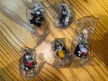 쿠마몬 메지루시 액세서리 전 5종 컴플리트 세트 미개봉 새상품 가챠가챠