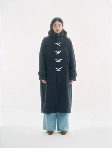 FEKETE 더플 코트 네이비 M