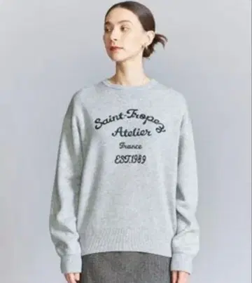 [ United arrows ] 크루넥 니트