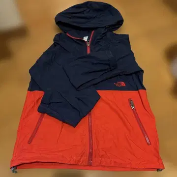 THE NORTH FACE 후드티 네이비/레드