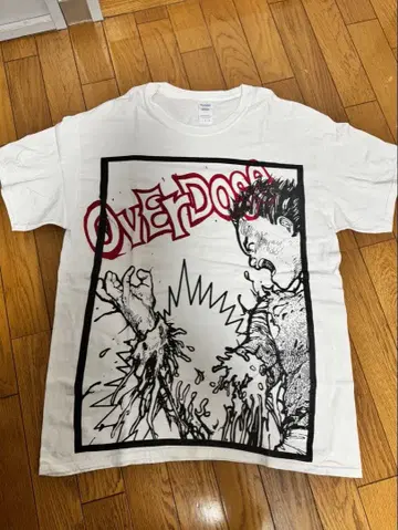 AKIRA 아키라 수제 그래픽 티셔츠 화이트