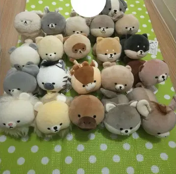 모후모후렌즈 봉제 인형 테노리마스코트 세트