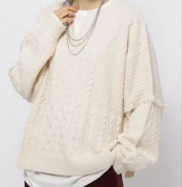 nikoand 케이블 니트 풀오버 니코앤드