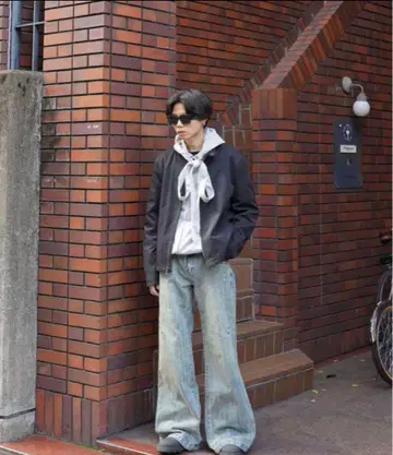 리본 후드티 zip foodie 짧은 기장