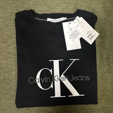 캘빈 클라인 진스 티셔츠 반팔 블랙 XL