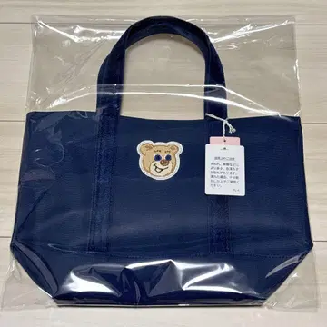 러브러리 바이 페이러 올드 테디 와펜 토트백 네이비