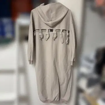 AMERI 아메리 롱 코트 후드티 플리스 자켓